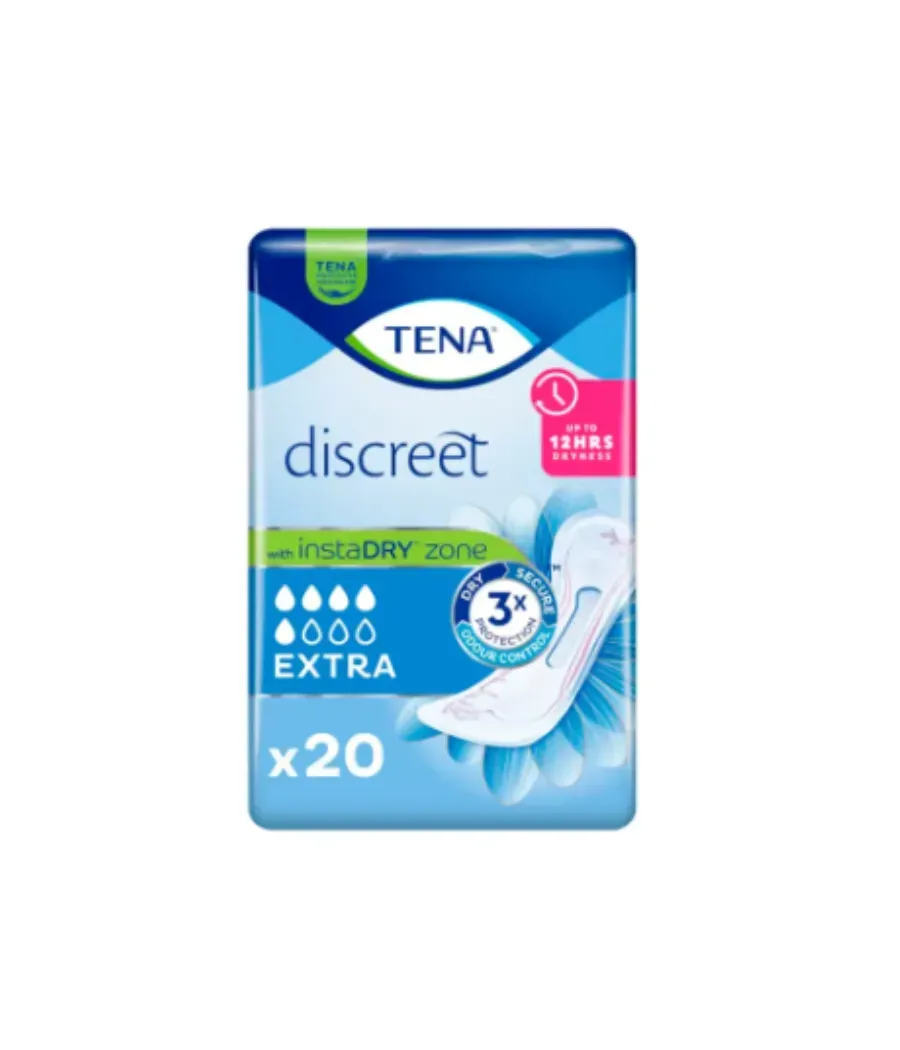 TENA DISCREET EXTRA 20 UNIDADES