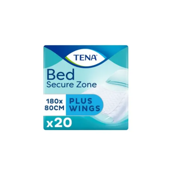 TENA BED PLUS EMPAPADOR ALAS 80 x 180 CM 20 UNIDADES