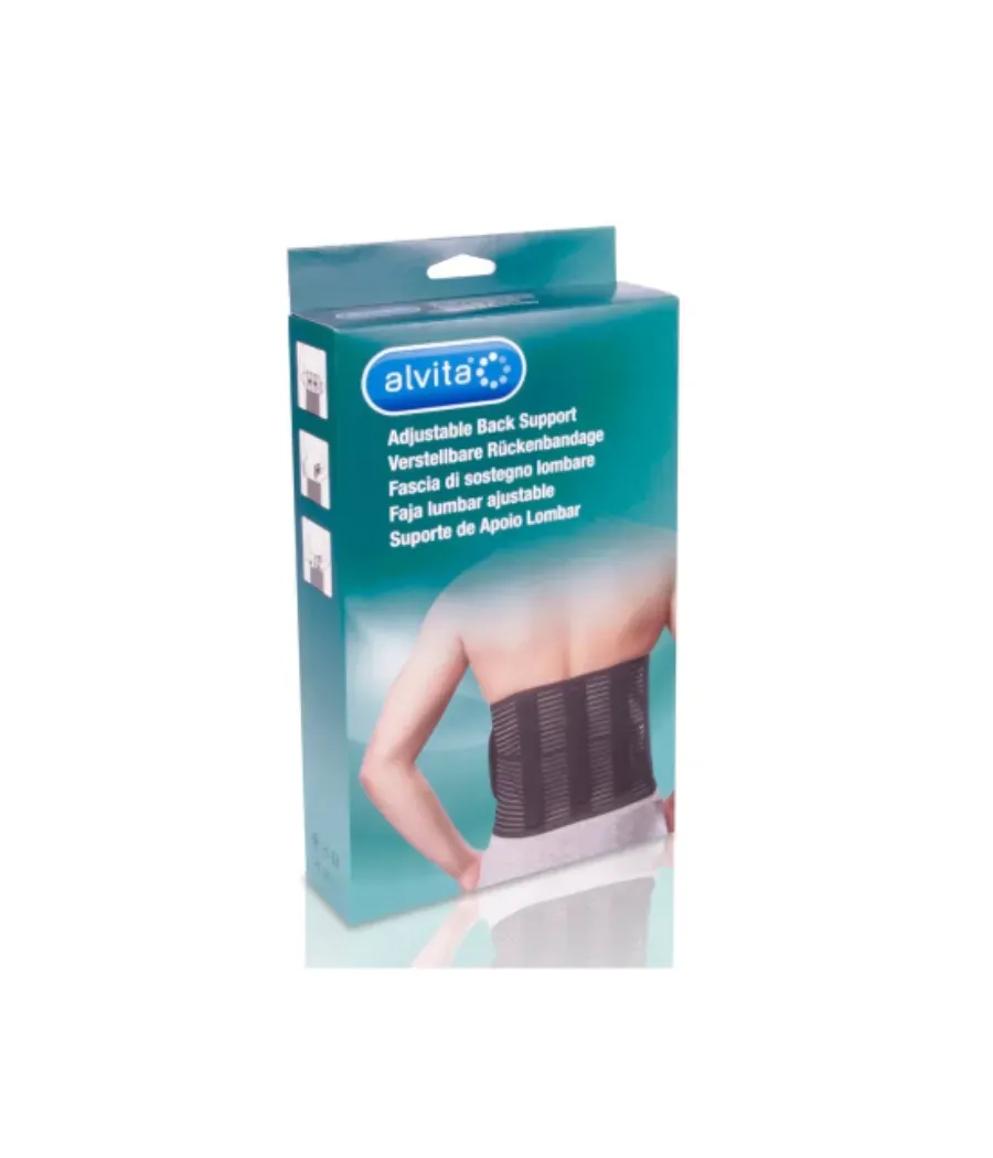 ALVITA FAJA LUMBAR AJUSTABLE TALLA 2 1 UNIDAD