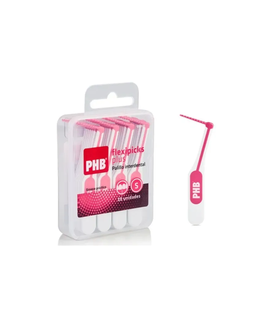 PHB FLEXIPICKS PLUS PALILLO INTERDENTAL ANGULADO 28 UNIDADES