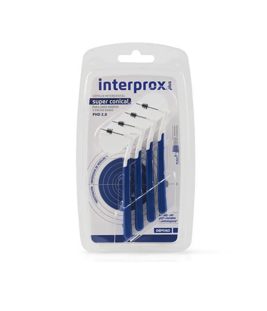 INTERPROX CEPILLO ESPACIO INTERPROXIMAL 2 SUPER CONICO 4 UNIDADES