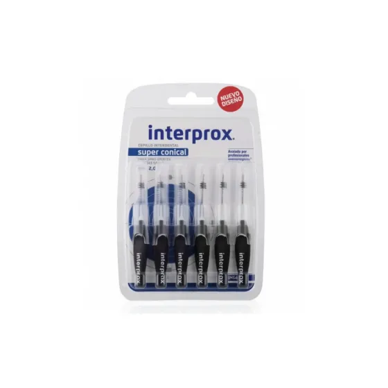 INTERPROX CEPILLO ESPACIO INTERPROXIMAL 4G SUPER CONICO 6 UNIDADES