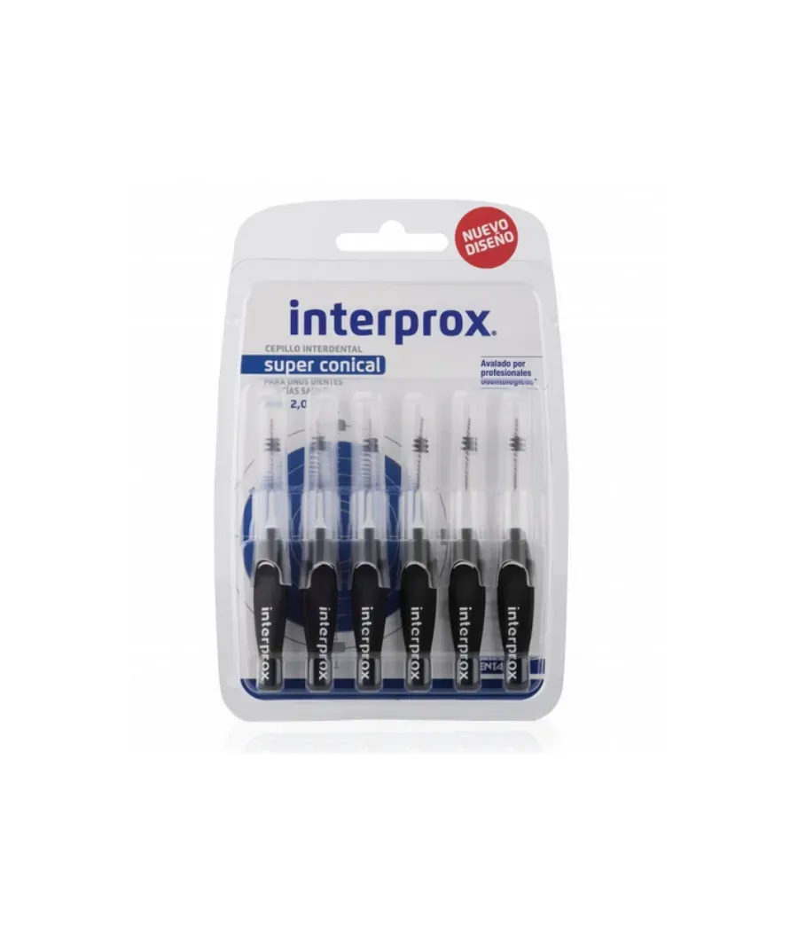 INTERPROX CEPILLO ESPACIO INTERPROXIMAL 4G SUPER CONICO 6 UNIDADES