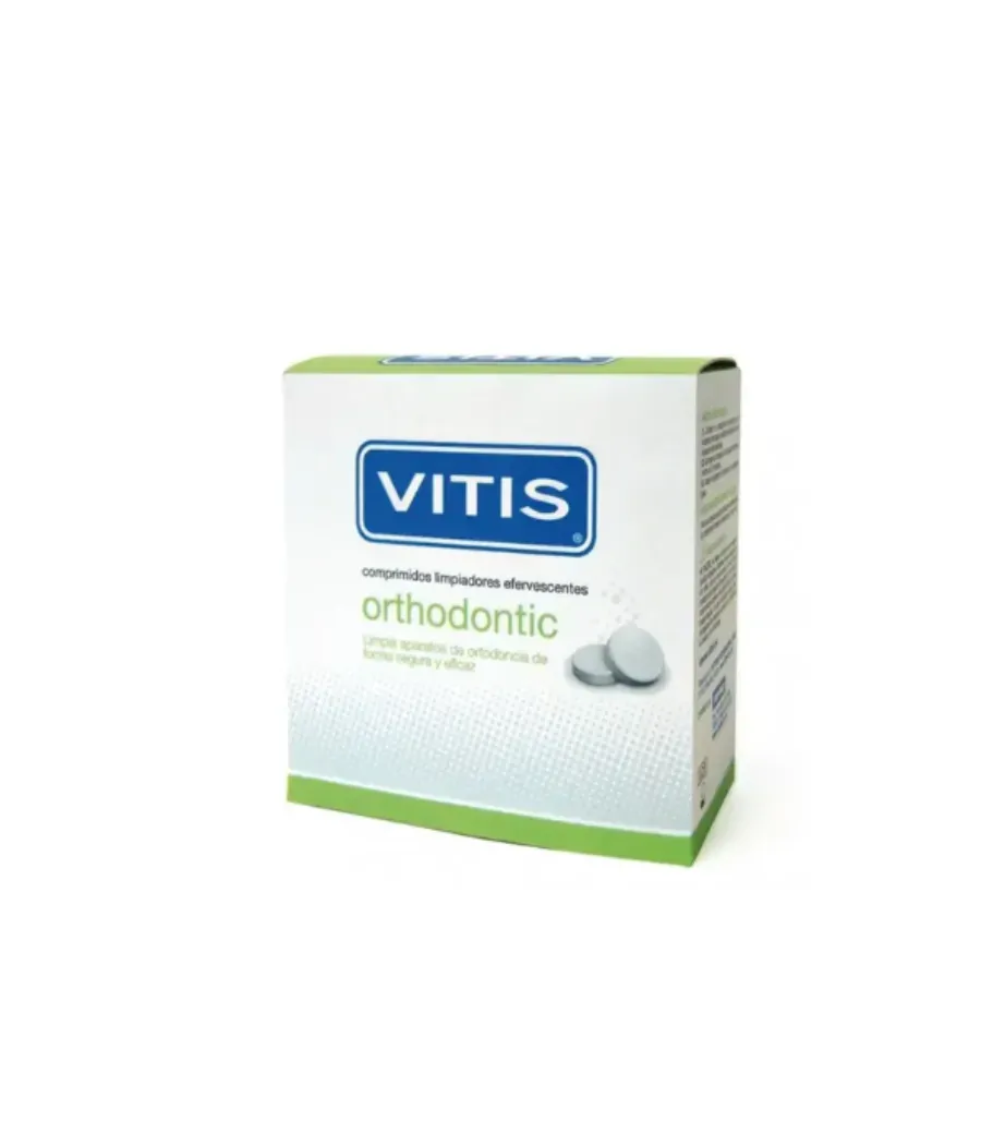 VITIS ORTHODONTIC COMPRIMIDOS EFERVESCENTES LIMPIEZA PROTESIS DENTAL 32 COMPRIMIDOS