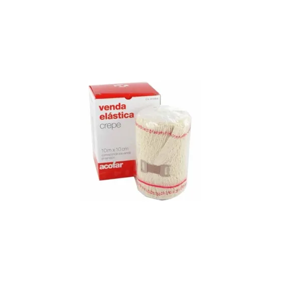 ACOFAR VENDA ELASTICA CREPE 10 M x 10 CM