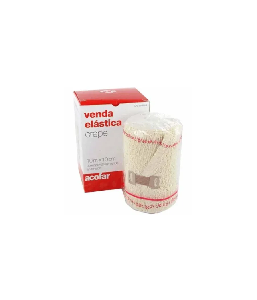 ACOFAR VENDA ELASTICA CREPE 10 M x 10 CM