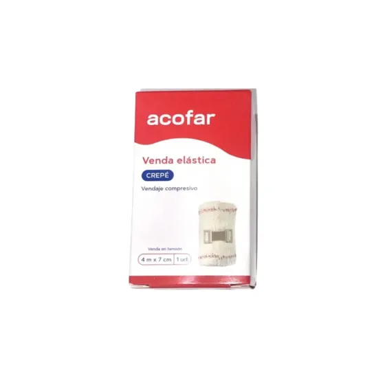 ACOFAR VENDA ELASTICA CREPE 4 M x 7 CM