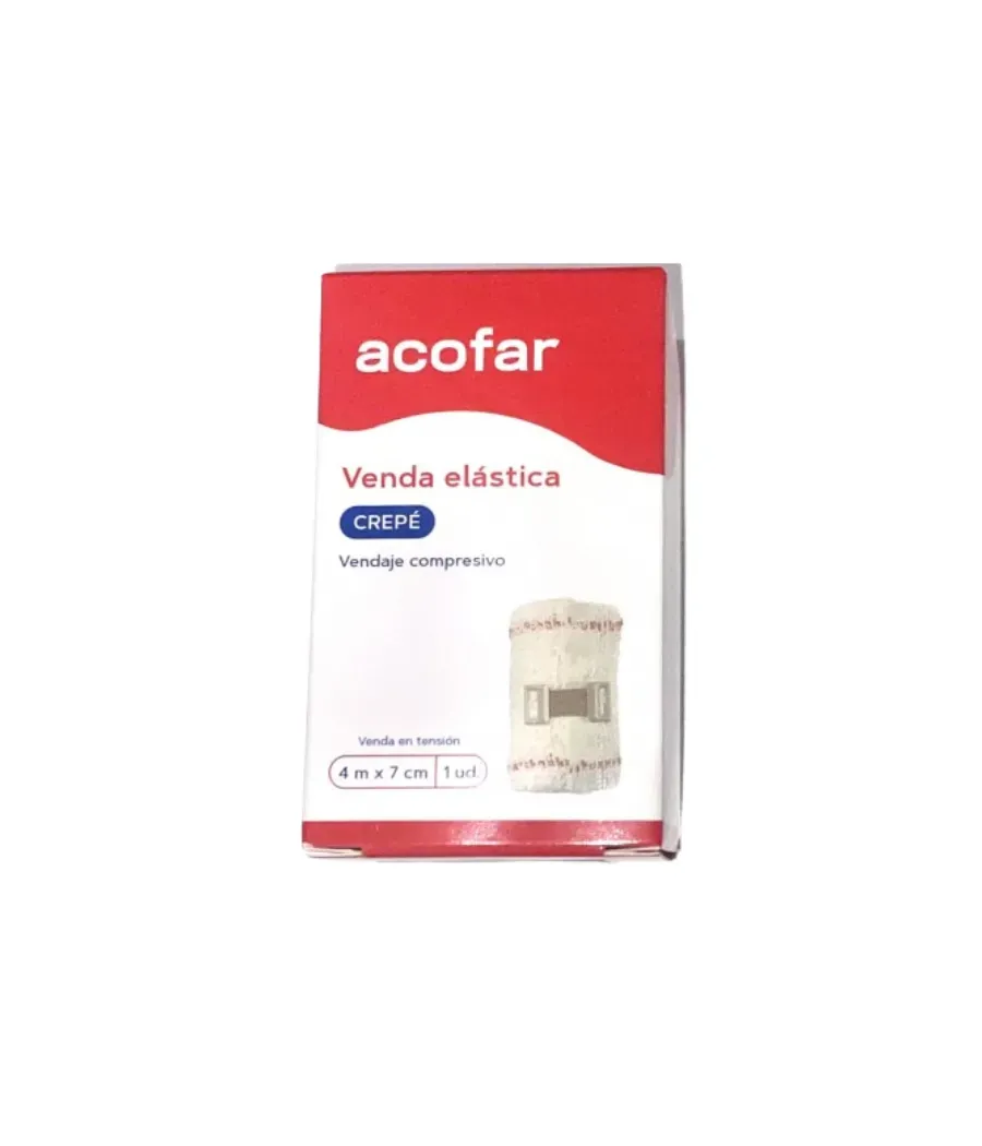 ACOFAR VENDA ELASTICA CREPE 4 M x 7 CM