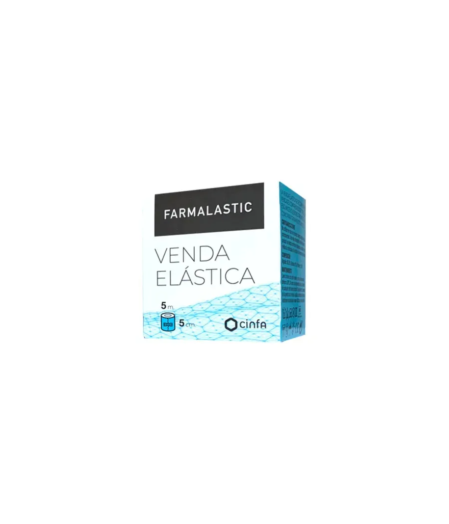 FARMALASTIC VENDA ELASTICA 5 M x 5 CM