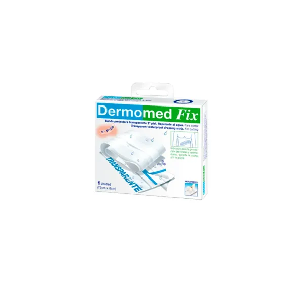 DERMOMED FIX BANDA PROTECTORA ANTISEPTICA 75 CM x 8 CM