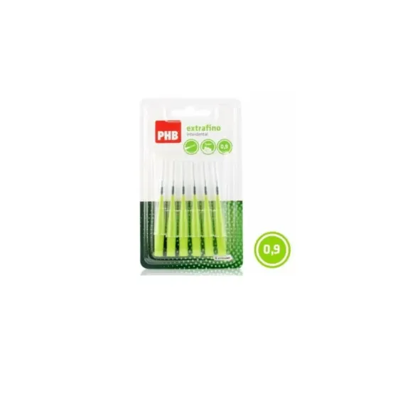 PHB CEPILLO INTERDENTAL EXTRAFINO 0.9 MM 6 UNIDADES