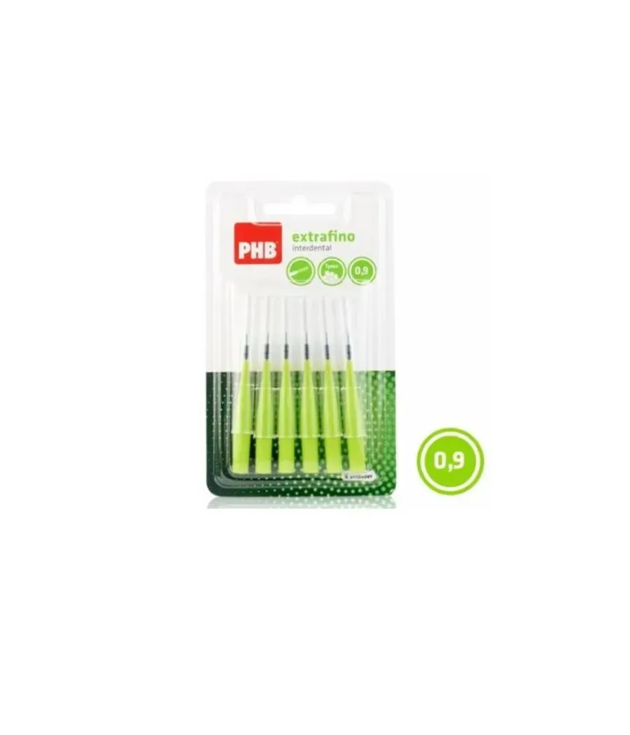 PHB CEPILLO INTERDENTAL EXTRAFINO 0.9 MM 6 UNIDADES