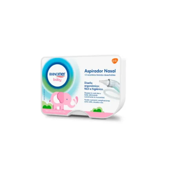 RHINOMER BABY ASPIRADOR NASAL +2 RECAMBIOS BLANDOS