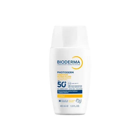 BIODERMA PHOTODERM XDEFENSE ULTRA-FLUID SPF 50+ INVISIBLE 40 ML
