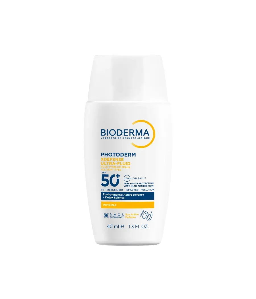 BIODERMA PHOTODERM XDEFENSE ULTRA-FLUID SPF 50+ INVISIBLE 40 ML