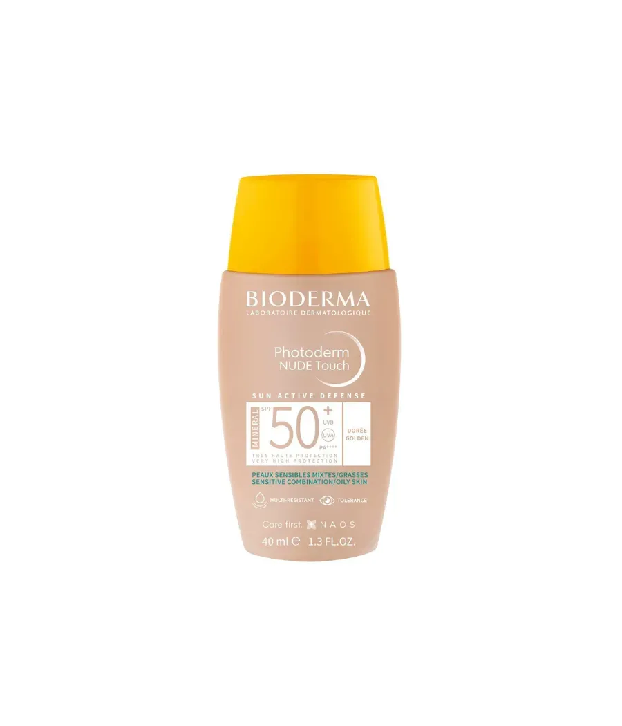 BIODERMA PHOTODERM NUDE SPF 50+ COLOR DORADO 40 ML
