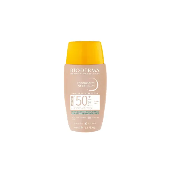 BIODERMA PHOTODERM NUDE SPF 50+ COLOR CLARO 40 ML