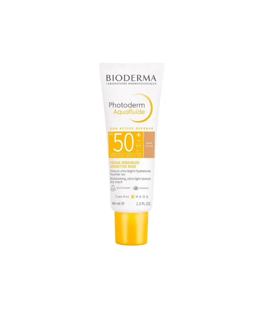 BIODERMA PHOTODERM MAX AQUAFLUIDO SPF 50+ COLOR DORADO 40 ML