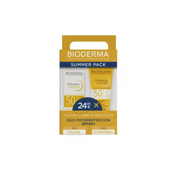 BIODERMA PHOTODERM PACK LAIT ULTRA 100 ML + AQUAFLUIDO 40 ML