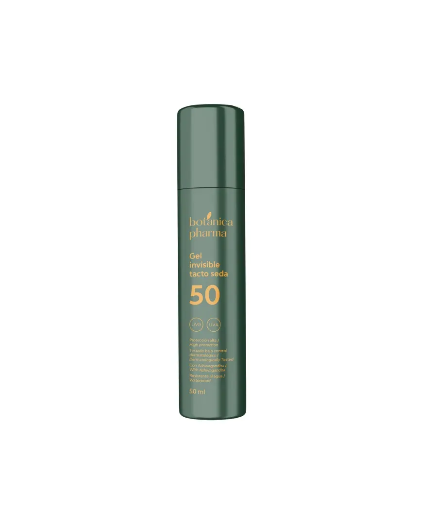 BOTANICAPHARMA GEL SOLAR INVISIBLE TACTO SEDA SPF 50+ 50 ML