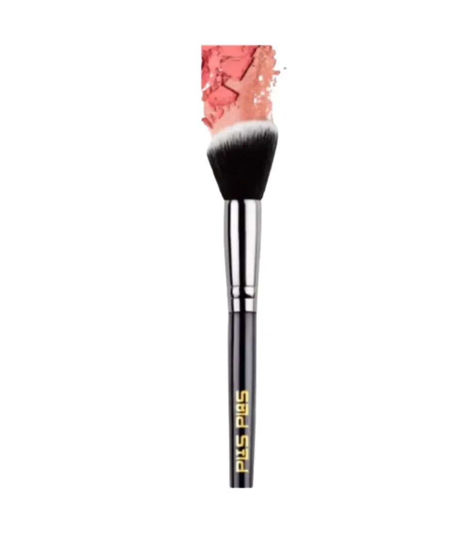 PLIS PLAS BROCHA MAQUILLAJE CORTE EN BISEL COLORETE B4 1 UNIDAD