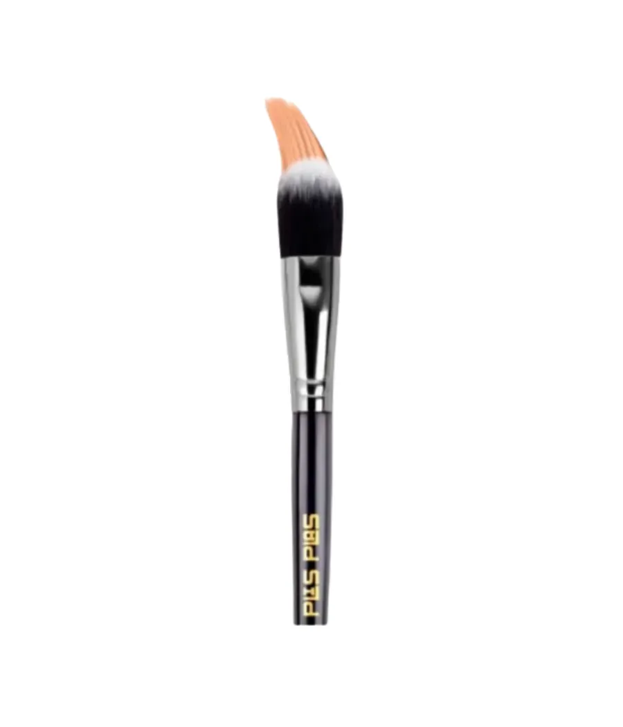 PLIS PLAS BROCHA MAQUILLAJE LENGUA DE GATO BASE B4 1 UNIDAD