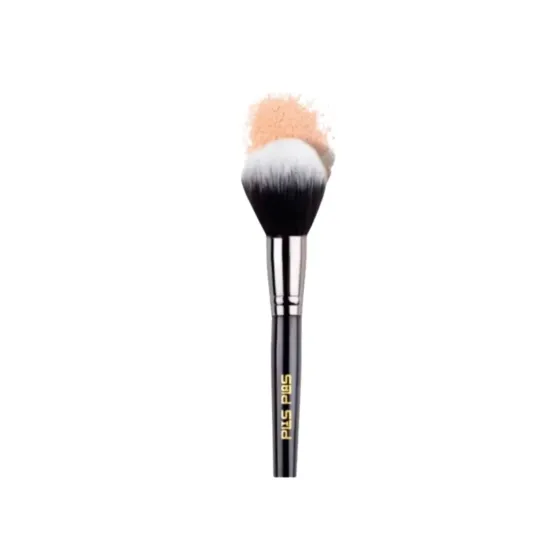 PLIS PLAS BROCHA MAQUILLAJE MOFETA REDONDA GRANDE POLVOS BRONCEADORES B5 1 UNIDAD