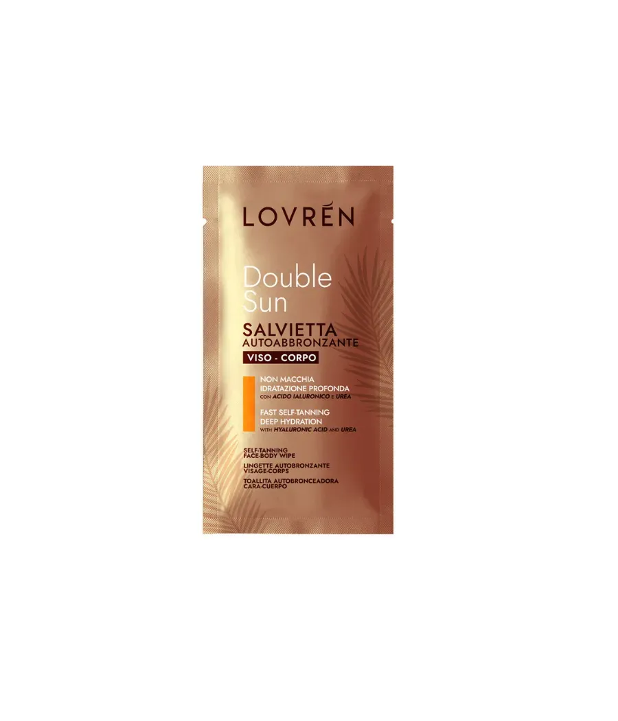 LOVREN TOALLITA AUTOBRONCEADORA DOUBLESUN 1 UNIDAD