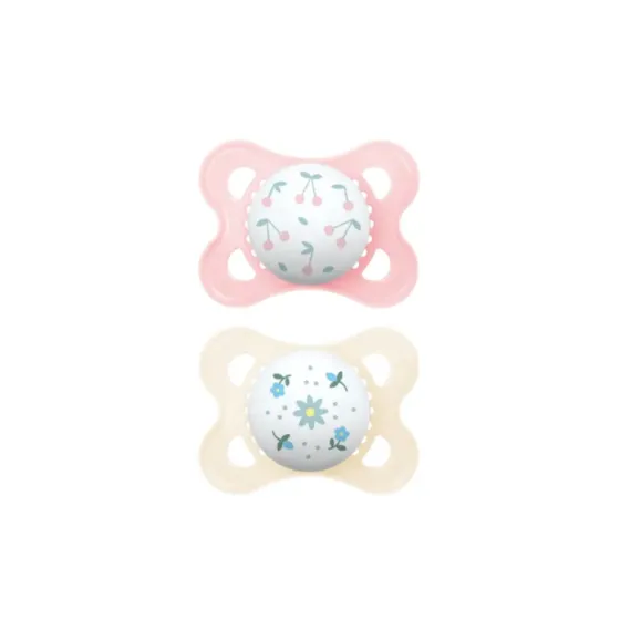 MAM ORIGINAL CHUPETE SILICONA ROSA 2-6 MESES 2 UNIDADES