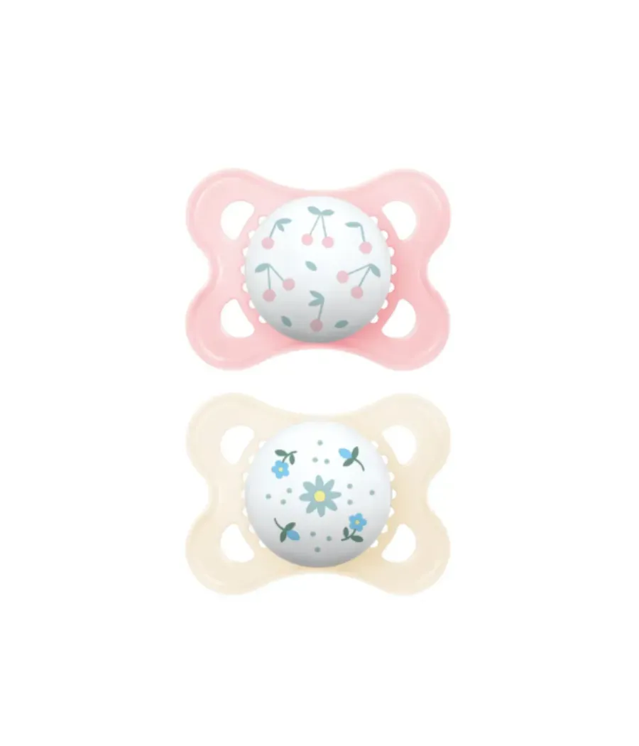 MAM ORIGINAL CHUPETE SILICONA ROSA 2-6 MESES 2 UNIDADES