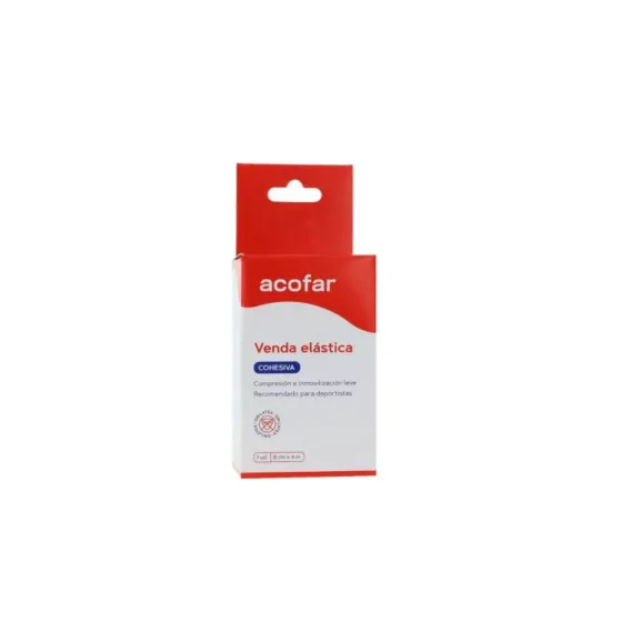 ACOFAR VENDA ELASTICA COHESIVA 4 M x 8 CM 1 UNIDAD