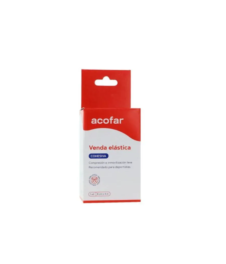 ACOFAR VENDA ELASTICA COHESIVA 4 M x 8 CM 1 UNIDAD