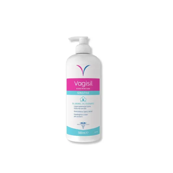 VAGISIL HIGIENE INTIMA SENSITIVE 500 ML
