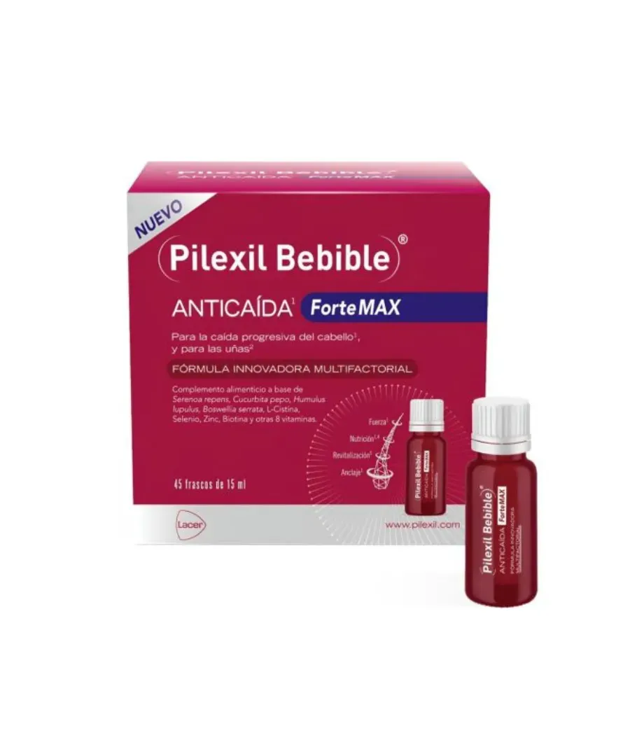 PILEXIL FORTEMAX ANTICAIDA BEBIBLE 30 FRASCOS 15 ML
