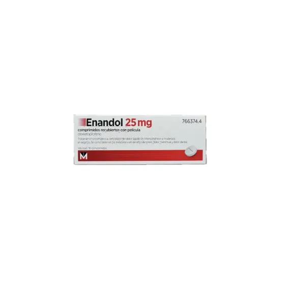 ENANDOL 25 MG 16 COMPRIMIDOS