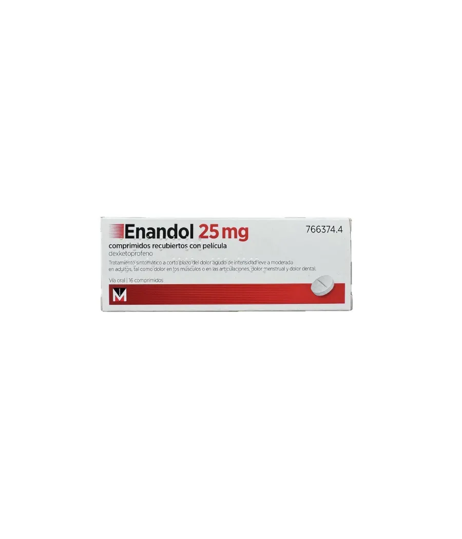 ENANDOL 25 MG 16 COMPRIMIDOS