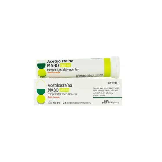 ACETILCISTEINA MABO 600 MG 20 COMPRIMIDOS EFERVESCENTES