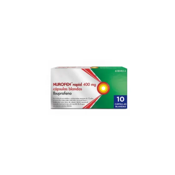 NUROFEN RAPID 400 MG 10 CAPSULAS BLANDAS