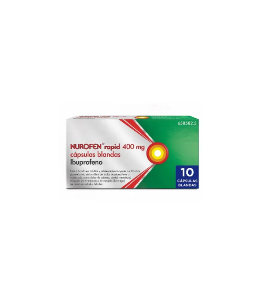 NUROFEN RAPID 400 MG 10 CAPSULAS BLANDAS