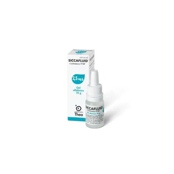 SICCAFLUID 2.5 MG GEL OFTALMICO 10 GR