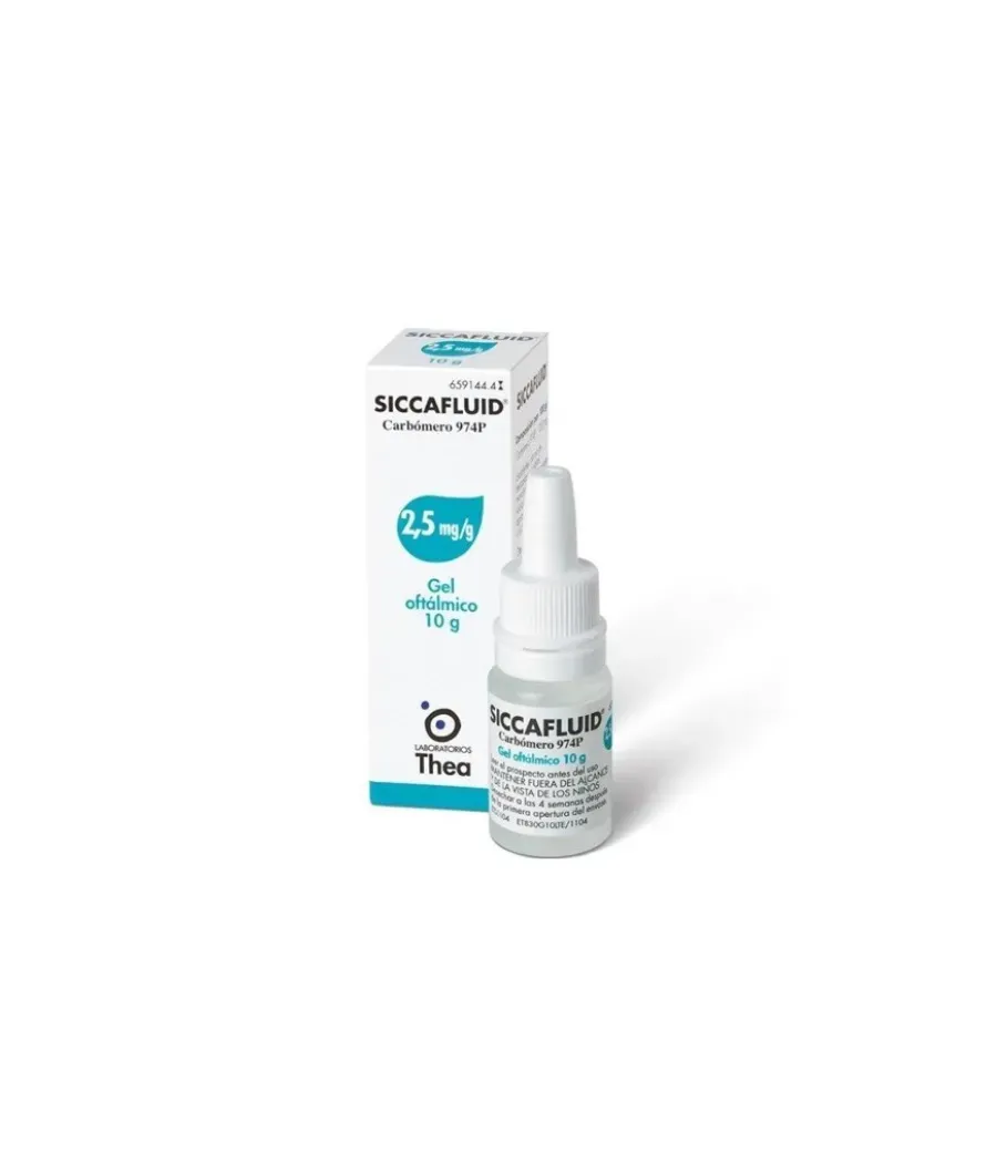 SICCAFLUID 2.5 MG GEL OFTALMICO 10 GR