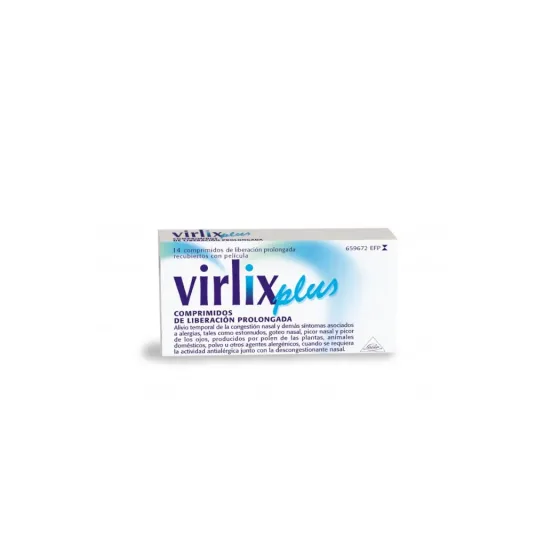 VIRLIX PLUS 5/120 MG 14 COMPRIMIDOS LIBERACION PROLONGADA