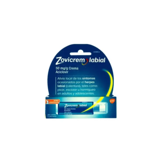 ZOVICREM LABIAL 50 MG/G CREMA 2 GR BOMBA DOSIFICADORA
