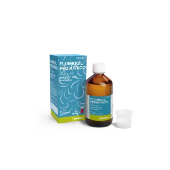 FLUIMUCIL PEDIATRICO 20 MG SOLUCIÓN ORAL 200 ML
