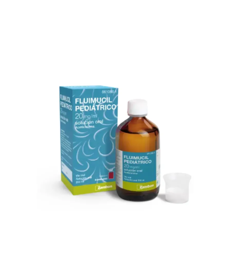 FLUIMUCIL PEDIATRICO 20 MG SOLUCIÓN ORAL 200 ML