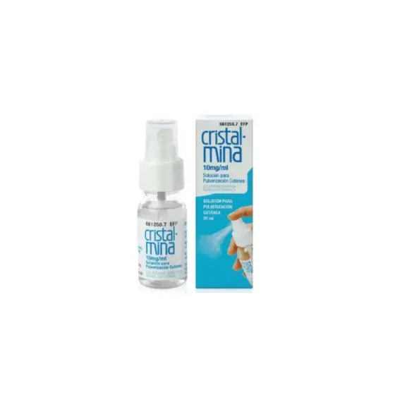 CRISTALMINA 10MG/ML PULVERIZACION CUTANEA 25 ML