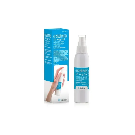 CRISTALMINA 10 MG/ML SOLUCION PULVERIZACION CUTANEA 125 ML