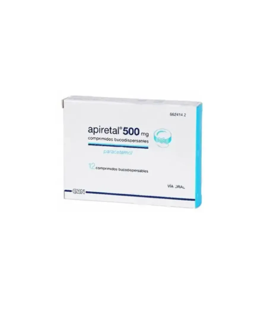 APIRETAL 500 MG 12 COMPRIMIDOS BUCODISPERSABLES