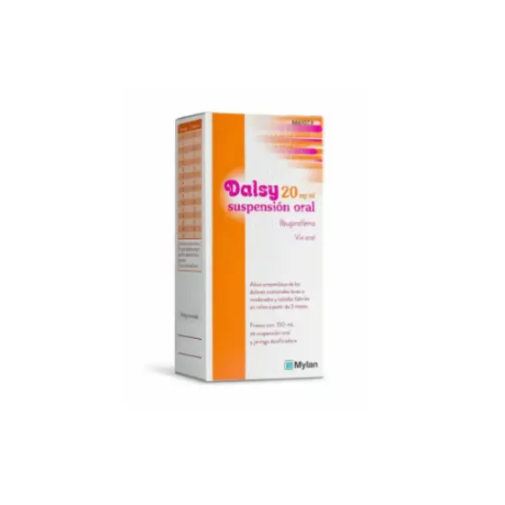 DALSY 20 MG/ML SUSPENSION ORAL 150 ML