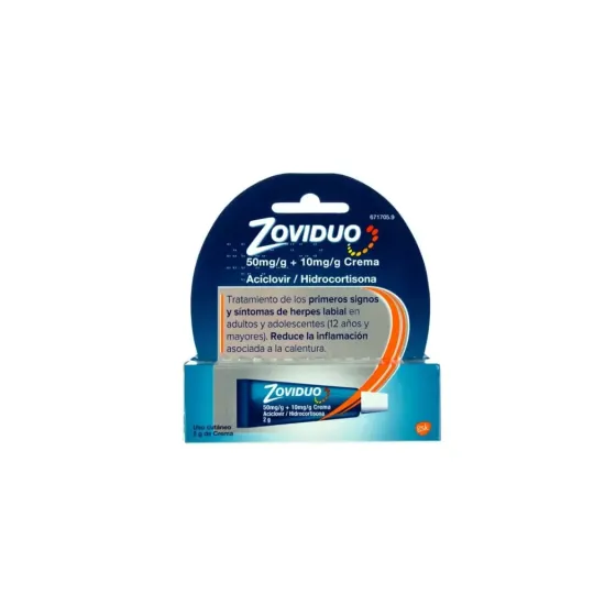 ZOVIDUO 50/10 MG/G CREMA 2 GR